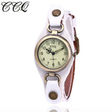 CCQ Leather Womens Watch