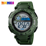 Green Digital Watch