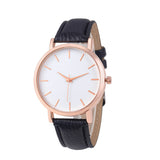 Pink Leather Womens Watch