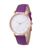 Pink Leather Womens Watch