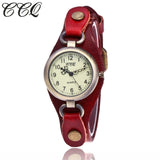 CCQ Leather Womens Watch
