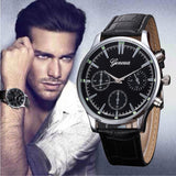 Black Casual Mens Watch
