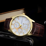 Leather Mens Watch