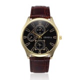 Leather Mens Watch
