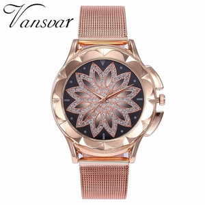 Vansvar Rose Gold Womens Watch